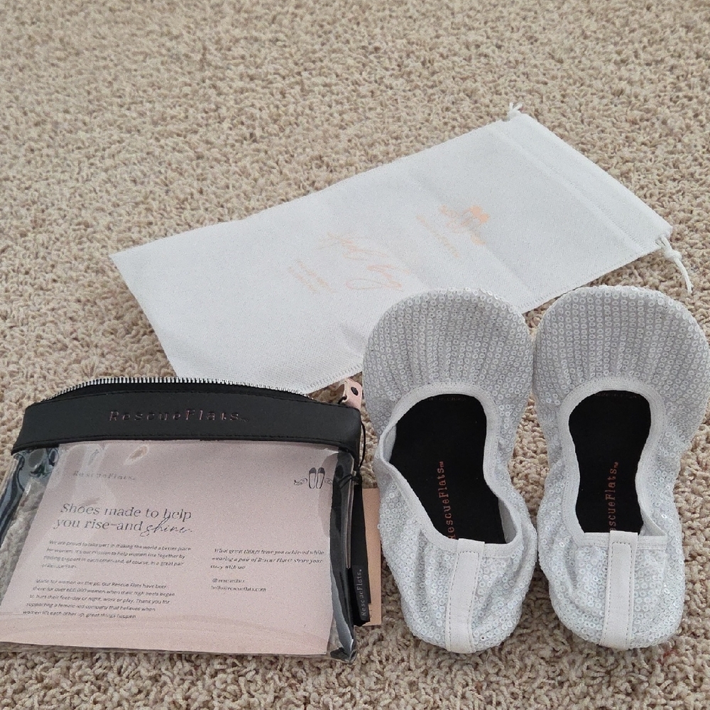 Rescue Flats Siguned Foldable Ballet Flats